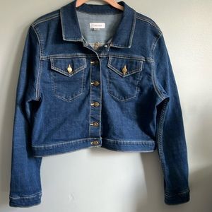 Calvin Klein stretch denim jacket size L